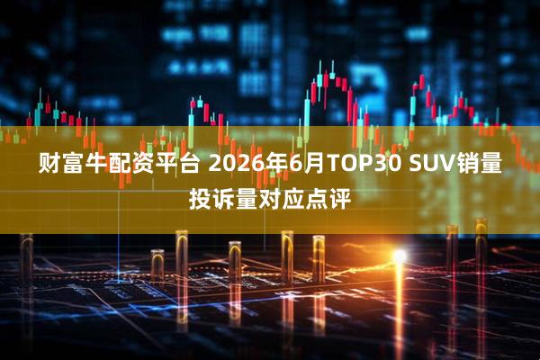财富牛配资平台 2026年6月TOP30 SUV销量投诉量对应点评